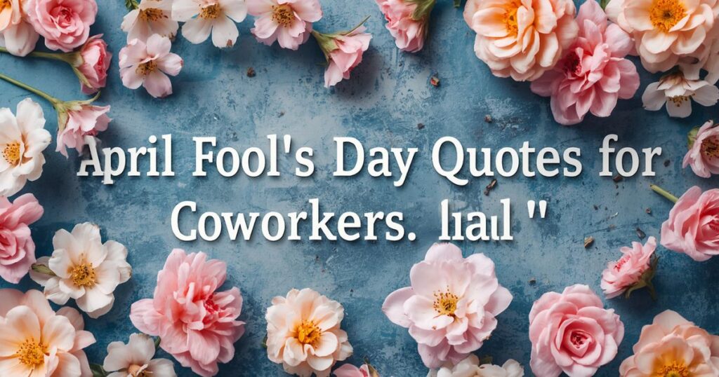 April Fool’s Day Quotes for Work and Coworkers