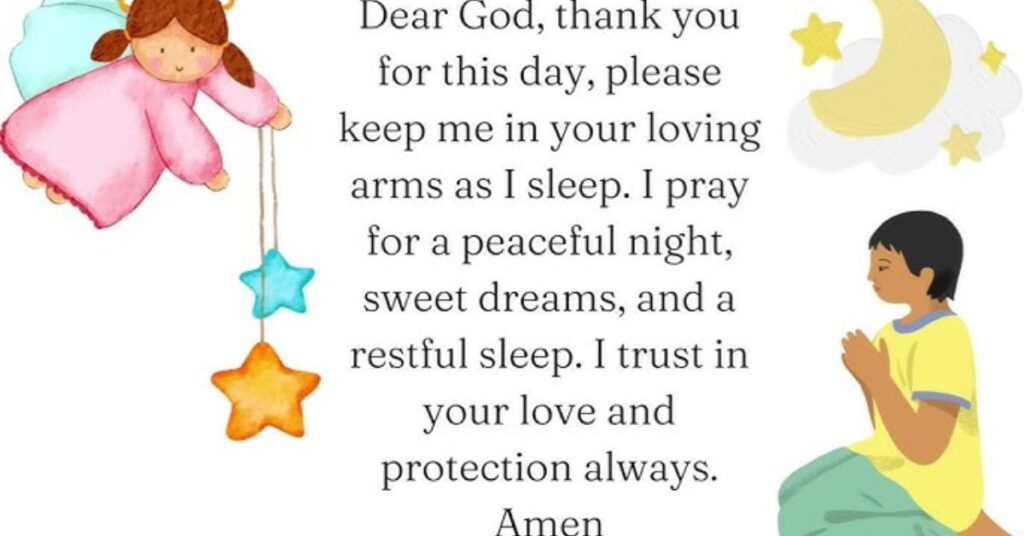 short bedtime prayer for child