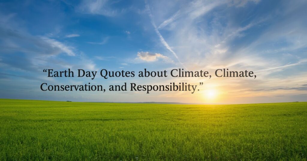 Earth Day Quotes About Climate, Conservation, and Responsibility
