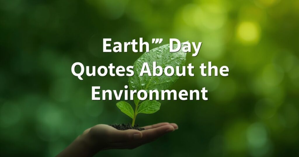 Earth Day Quotes About the Environment