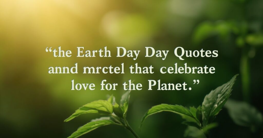 Earth Day Quotes That Celebrate Love for the Planet