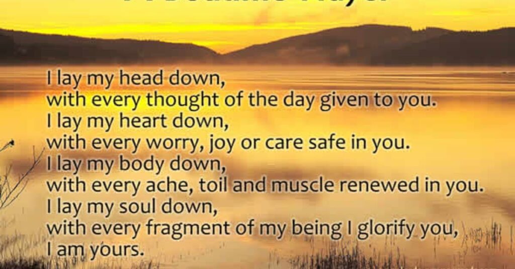 Short Bible Verses to Pray Before Bed