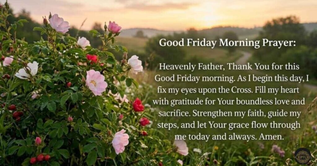 Good Friday Morning Prayer to Start the Day with Faith