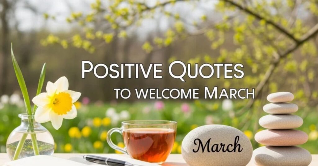Happy March Quote to Celebrate a New Beginning