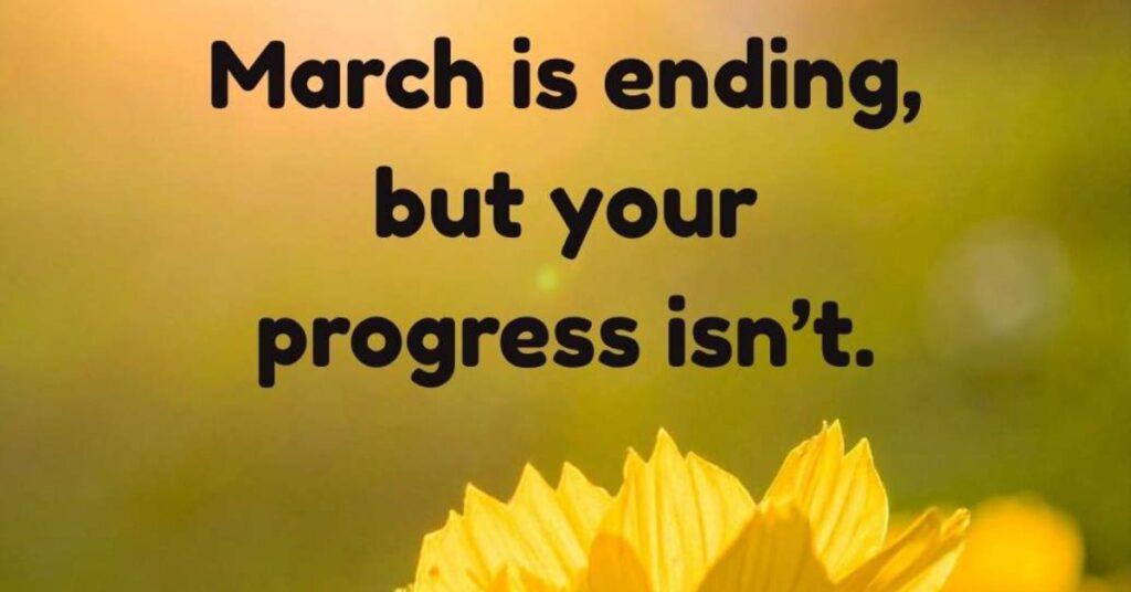 March Quote for Instagram Captions & Social Media