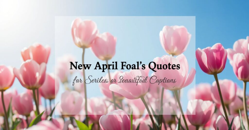 New April Fool’s Day Quotes for Social Media Captions