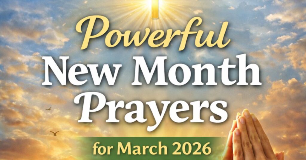 New Month Prayer for March 2026 With Bible Verses