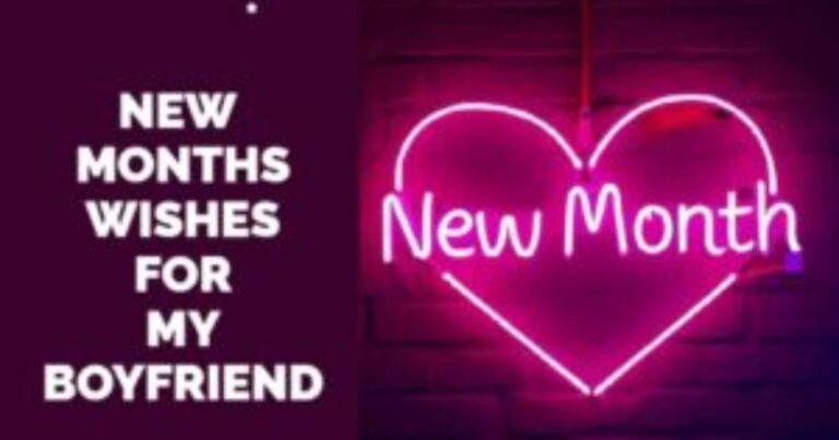 New Month Wishes for My Boyfriend 