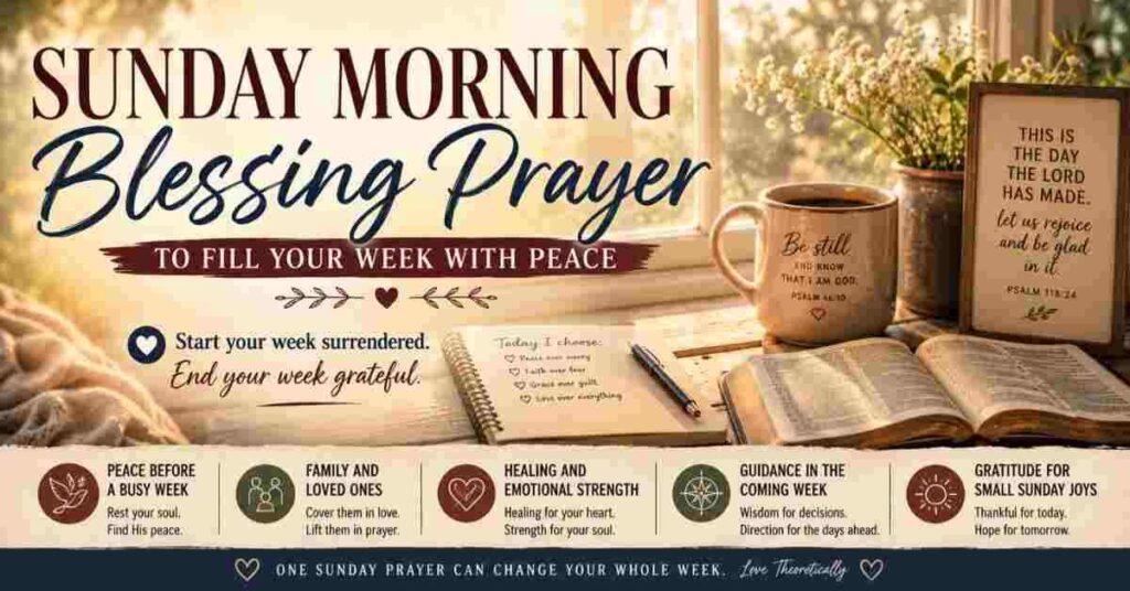 bible verse sunday blessings prayer