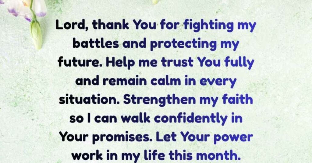 Prayer for Protection and Safety in March