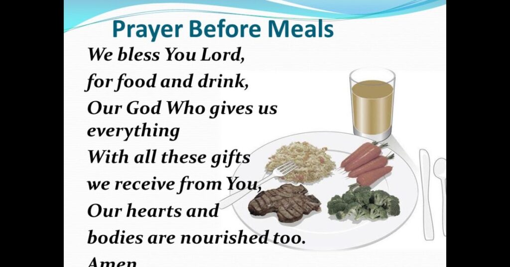 lunch prayer