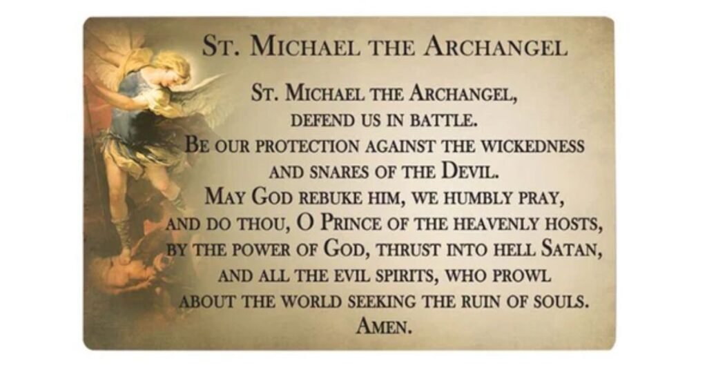 St. Michael the Archangel Prayer for Protection