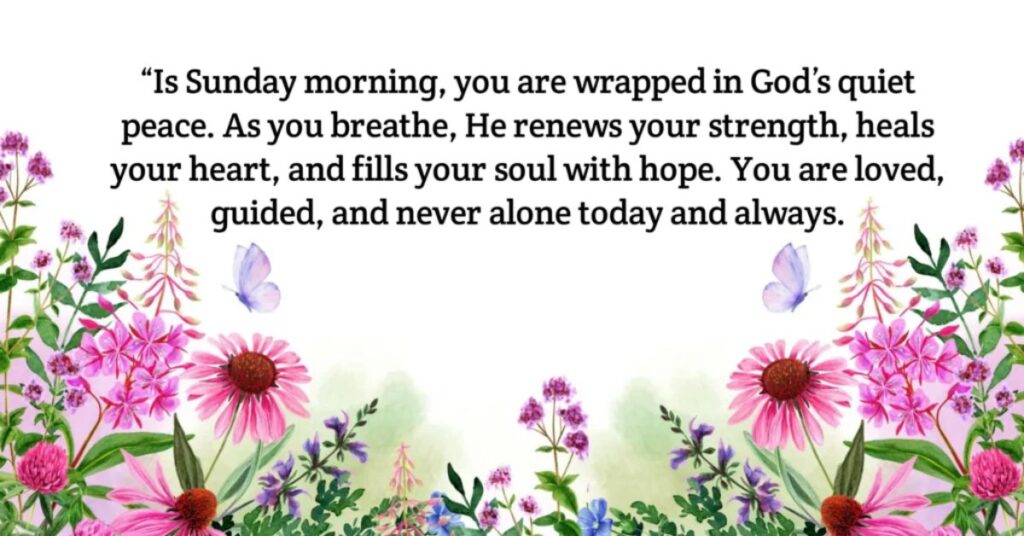 bible verse sunday blessings prayer