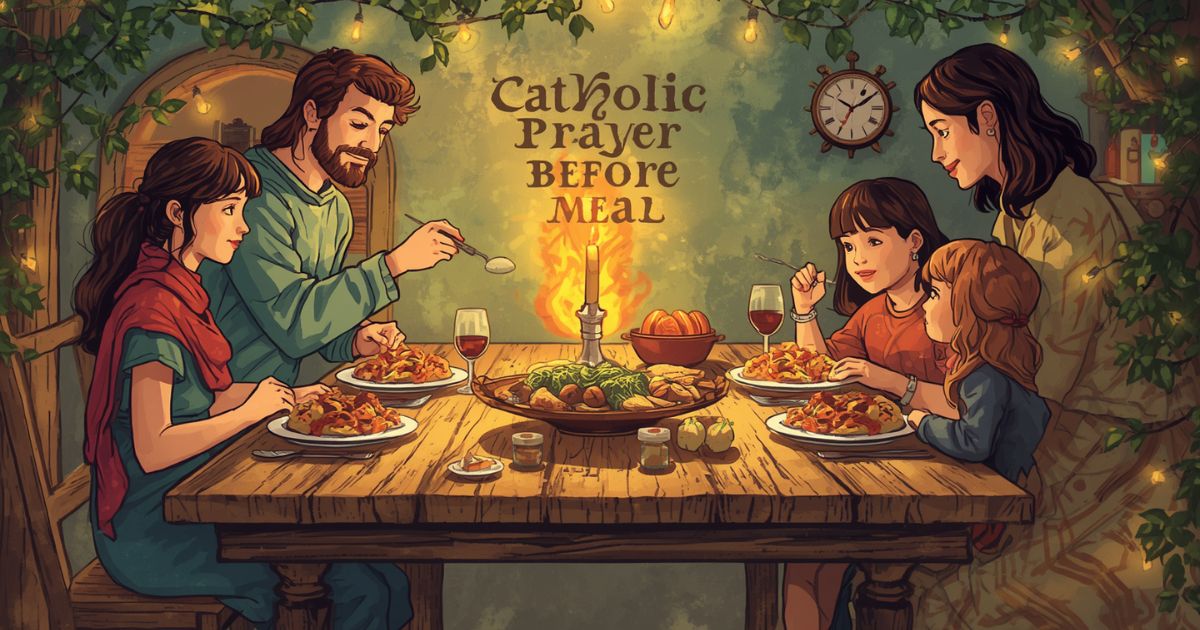 catholic prayer before meal