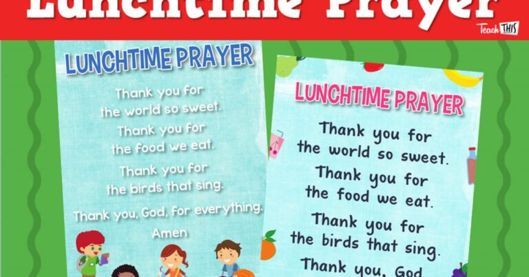 lunch prayer