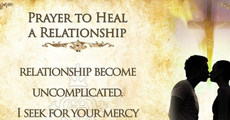 prayers for relationships