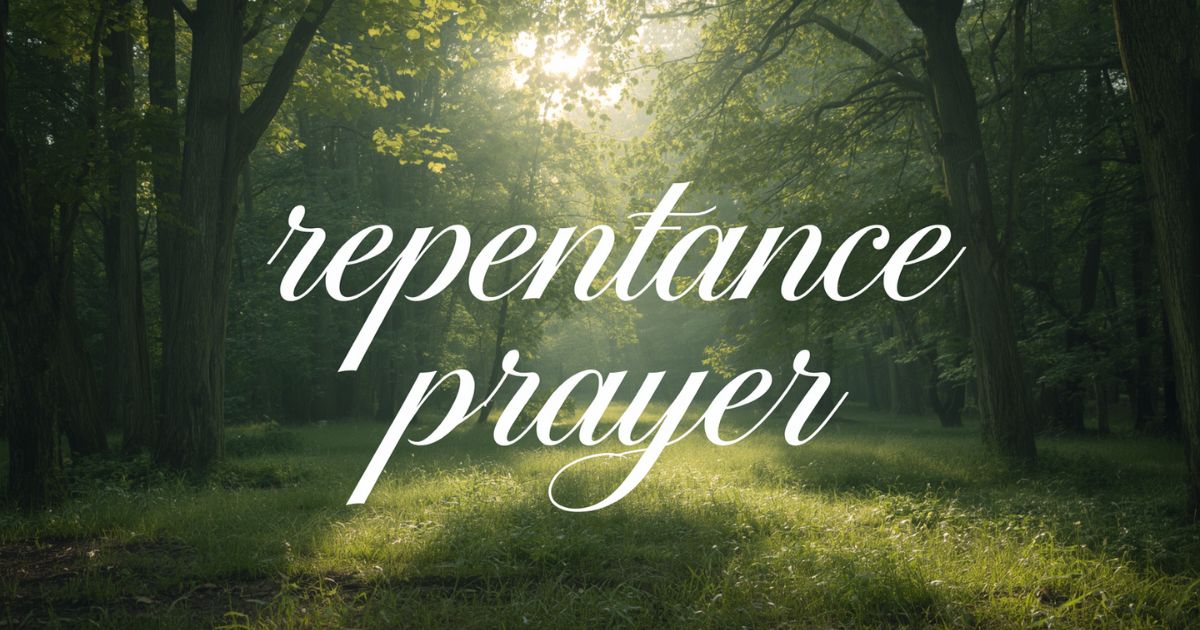 repentance prayer