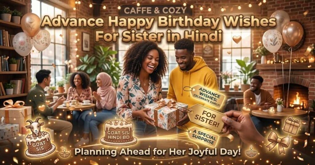 Advance Happy Birthday Wishes For Sister in Hindi