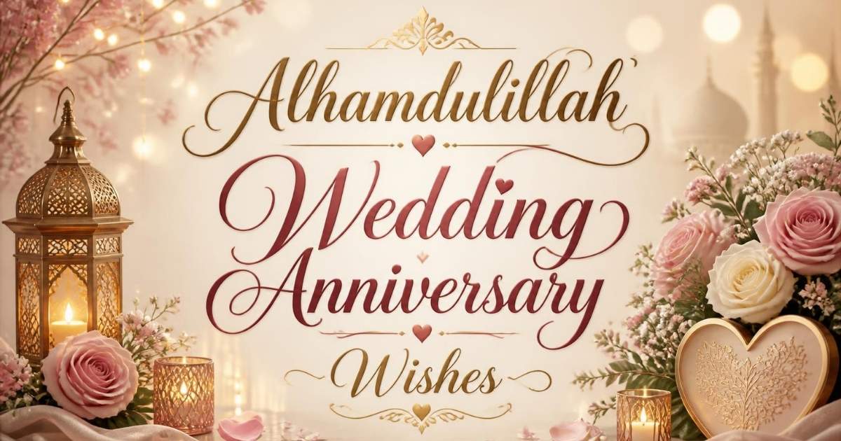 Alhamdulillah Wedding Anniversary Wishes