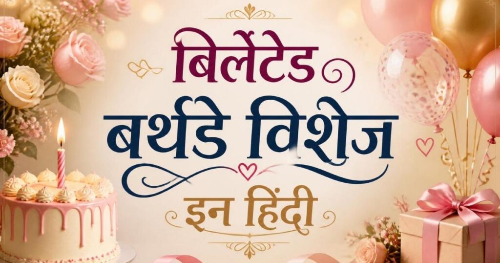 Belated Birthday Wishes in Hindi
