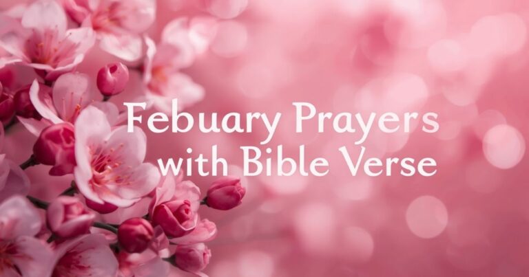 February Prayers with Bible Verse