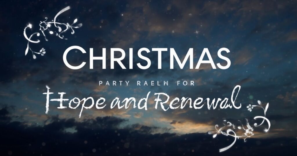 Christmas Party Prayer for Hope and Renewal