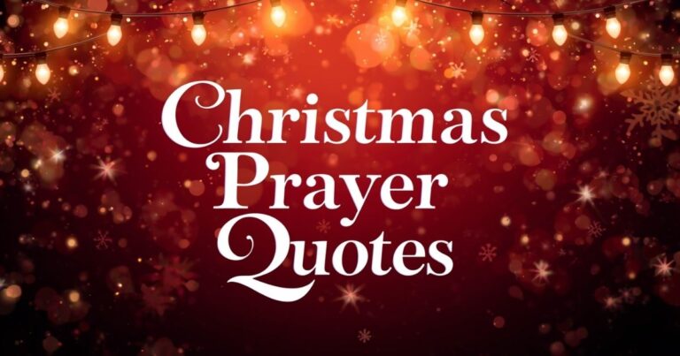 Christmas Prayer Quotes