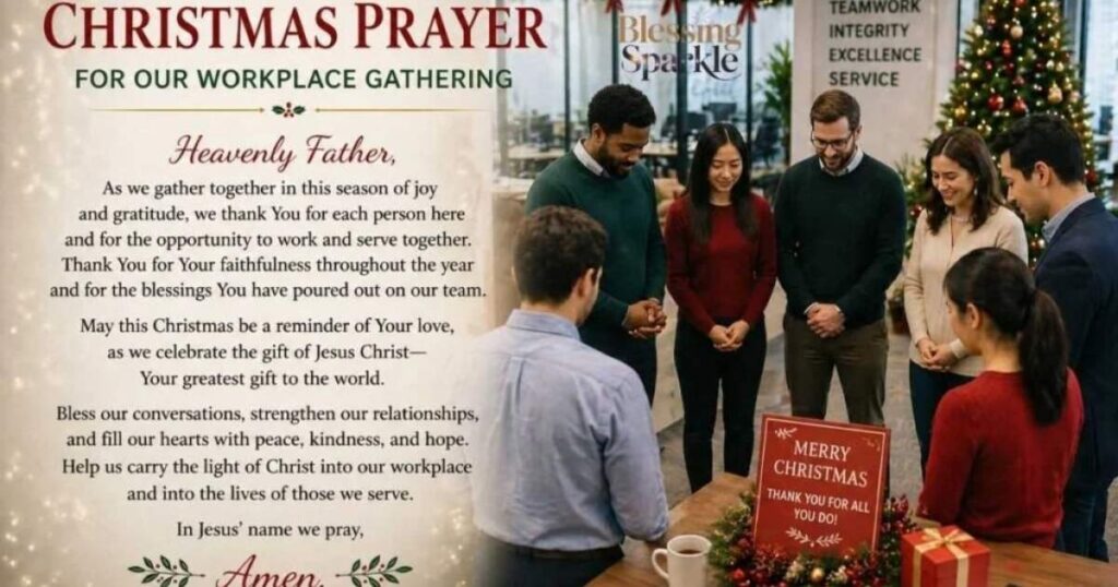 Christmas Prayer for Colleagues and Team Unity