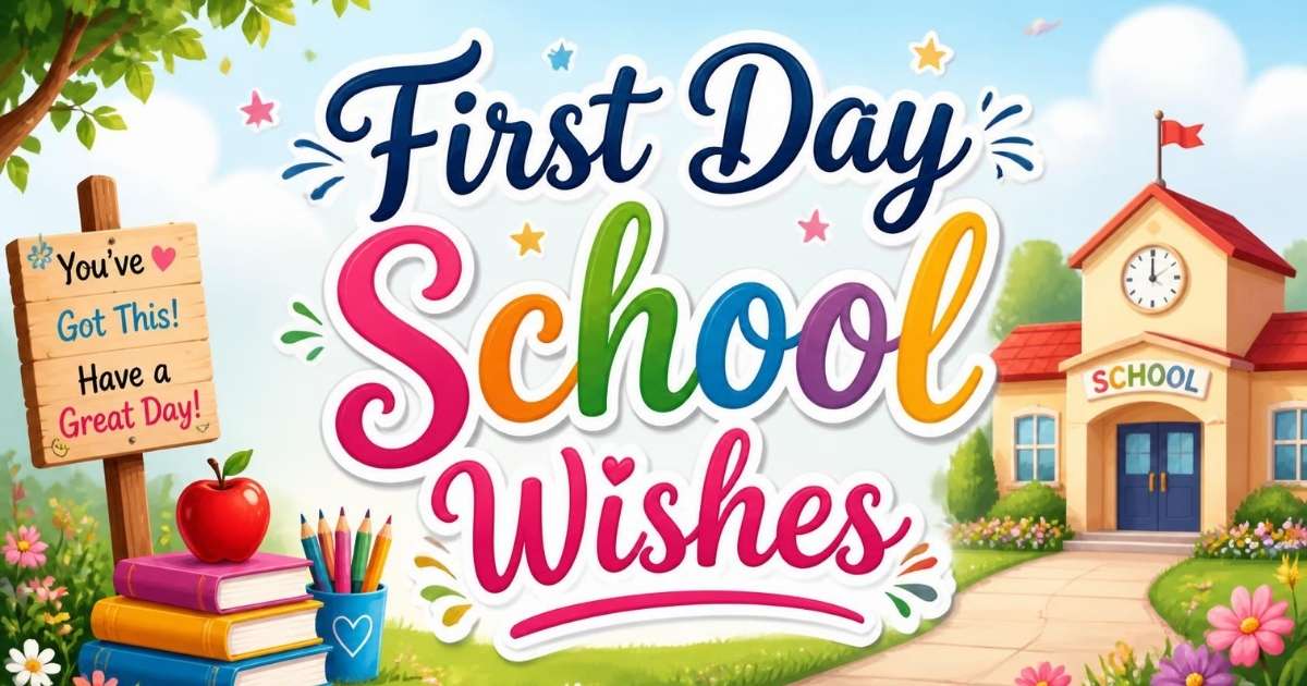 First Day School Wishes