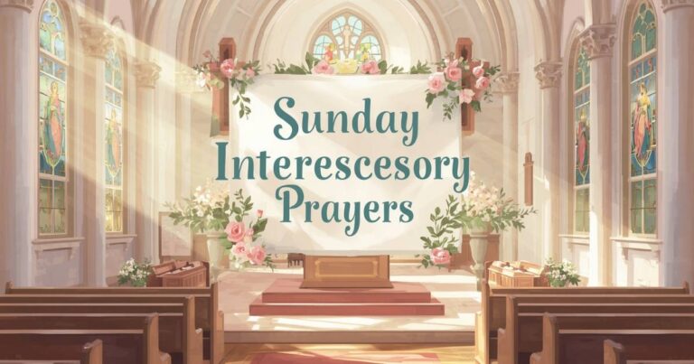 Sunday Intercessory Prayers