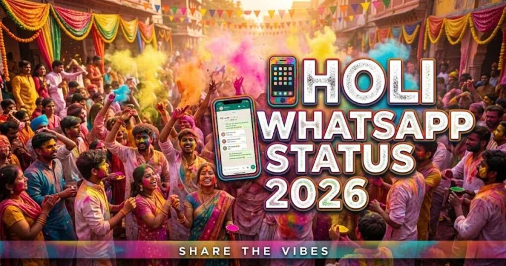 📱 Holi WhatsApp Status 2026